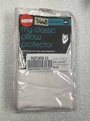 My Classic Pillow Protector King Size White Set Of 2 New • $31.99