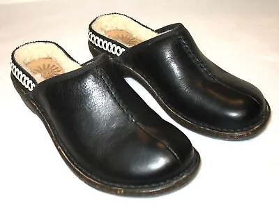 Ugg Australia Women Classic Comfort 1927 Leather Slip On Clogs  Shoes Sz 6 NEW • $59.99