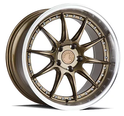 18x9.5|18x10.5  +15|15 Aodhan DS07 5x114.3 Bronze Wheels (Set Of 4) • $809.10