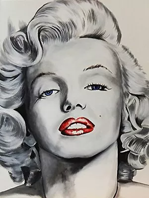 Pin-Up Marilyn Monroe By Ed Capeau 18x12 Art Print Poster Pop Art Red Lips • $16