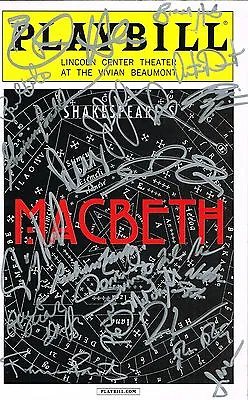 Macbeth CAST SIGNED Playbill Ethan Hawke COA • $149