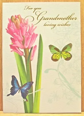 GRANDMOTHER Wishing You A Day Filled W Happiness MOTHER'S DAY CARD Marian Heath • $4.95