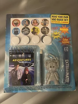 Doctor Who Adventures - Make Your Own Badge Set - Cyberman Key Ring • £6.99