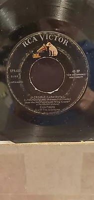 ELVIS PRESLEY 7  45 RPM EPA 4321  Trouble   4 Songs Ex. Play G+ Condition • $3.50