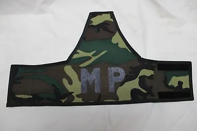 US Military Issue ARMY MILITARY POLICE   MP   ARMBAND MP Woodland Camoflauge • $16.95