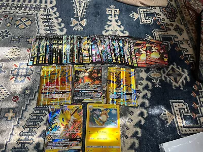 $9.50 • Buy Pokemon Lot Of 50+ Jumbo Cards GX/V