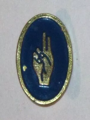 Vintage 1960s GIRL SCOUTS BROWNIE World Association Pin! Two Finger Salute Pin! • $9.99