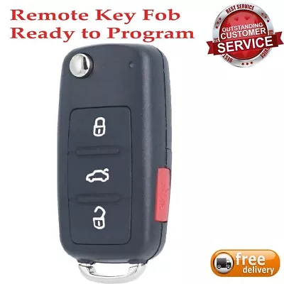 Replacement Remote Control Key Fob For VW Volkswagen Jetta Passat Beetle Tiguan • $13.42