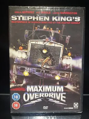 Maximum Overdrive REGION 2 DVD 1986 New Sealed Stephen King Killer Trucks • $19.03