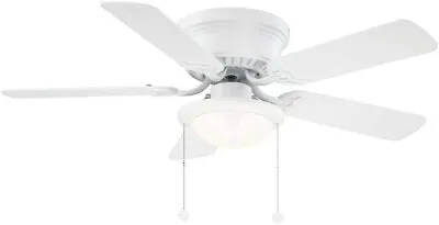 PARTS FOR - Hampton Bay Hugger 44 In. White Ceiling Fan • $25