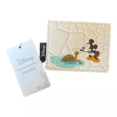 Loungefly Disney Mickey Mouse Turtle Shell Cardholder New • $29.95