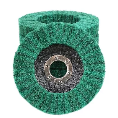 5x Nylon Flap Disc 4-1/2  Metal Steel Cleaning Polishing Wheel Pad Angle Grinder • $20.99