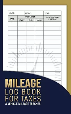 Mileage Log Book For Taxes Vehicle Mileage Log Book Keeping Log  • $8.87