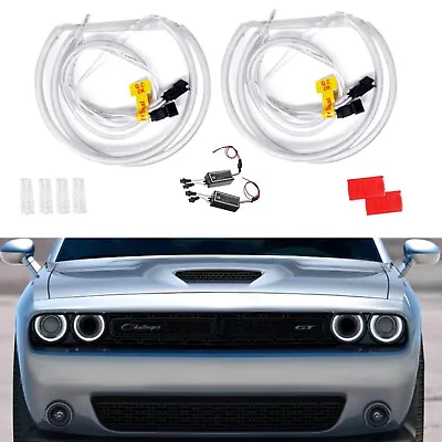 4* CCFL LED Angel Eyes Lamp Kit Halo Ring Car Headlight For BMW E36 E38 E39 E46 • $19.97