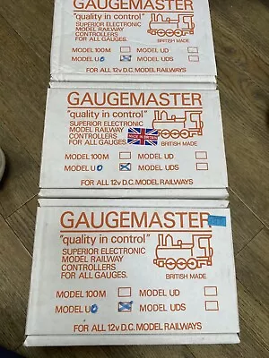 3 X Gaugemaster Controller Series U Controller/Brake *EMPTY BOXES ONLY* • $11.52