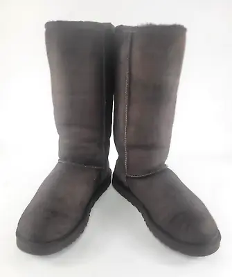 UGG  Classic Tall Boots Chocolate Brown NIB Size 8 EU 39 • $55.75