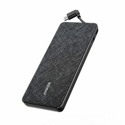 $99.95 • Buy Anker A1221T11 PowerCore+ 10000 With Type-C Cable Black Fabric