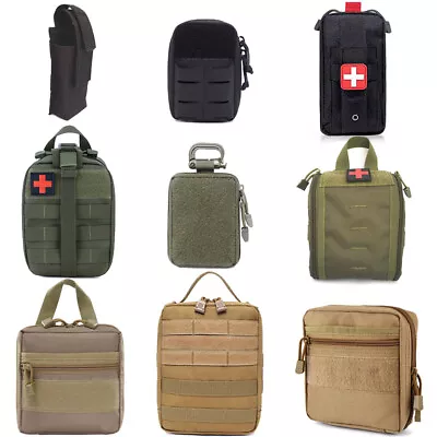 Tactical Molle Medical First Aid Kit IFAK Pouch Emergency EMT EDC Trauma Bag US • $10.59