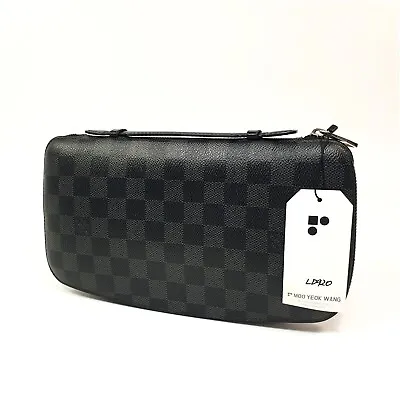 Auth Louis Vuitton Damier Graphite Organizer Atoll Travel Case N48255 Real LD920 • $373.32