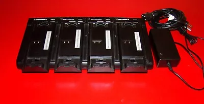 MOTOROLA XTS5000 XTS3000 UHF Radio Multi 4 Unit Charger Conditioner WPPN4065BR • $59.95