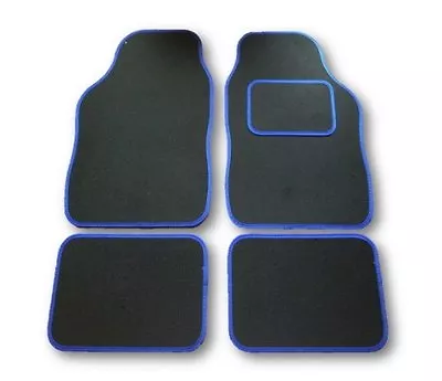 VOLVO S40 / V40  (2004 On)  UNIVERSAL Car Floor Mats Black & BLUE • $12.42