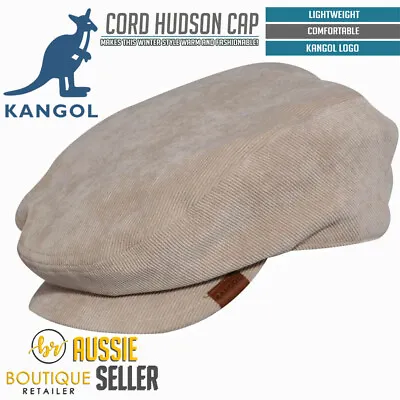 $30.37 • Buy KANGOL Cord Hudson Cap K0763FA Newsboy Driving English Style Hat - Beige Sand