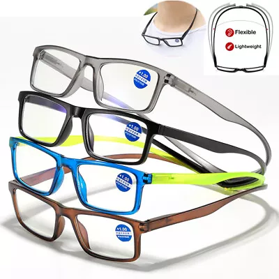 Magnetic Reading Glasses Click Neck Hang Presbyopic Eyeglasses Reader Anti Blue • $8.36