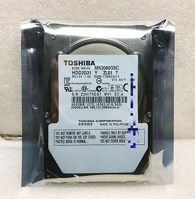 Toshiba 200GB 2.5  MK2060GSC Car Auto Navigation/Industrial Computer Hard Drive • $182.51