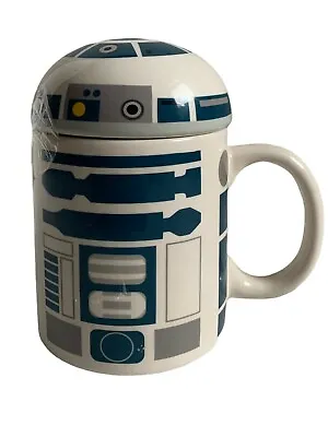 Disney Star Wars R2-D2 Covered Ceramic Coffee Mug 11oz DOME TOP 6  Brand New • $24