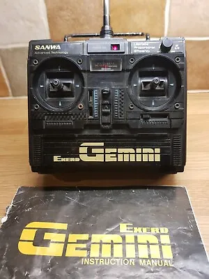 Sanwa Gemini Exerd Vintage Rc Stick Transmitter  • £65