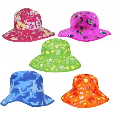 Baby Kids Banz Sun Hat Reversible & Adjustable UVA UVB Ray UPF Solar Protection  • £2.99