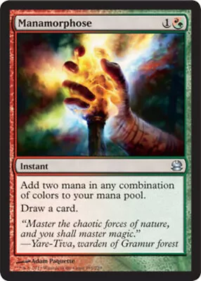 Manamorphose Magic Mtg Light Play English Modern Masters X1 • $3.03