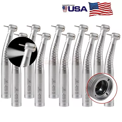 1-10 Dental High Speed Turbine Push Button LED Quick Connect Handpiece Fit KaVo • $72.02