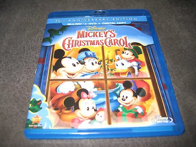 Disney Mickey's Christmas Carol (blu-ray &dvd 2013) Gc -g -ws- Animated - Family • $6.99