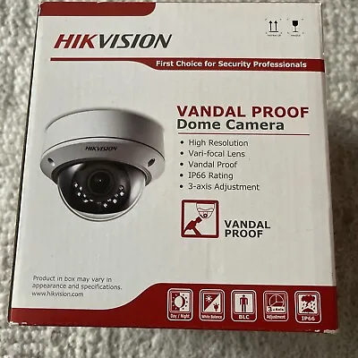 Hikvision DS-2CC52A1N-AVPIR2 700TVL Vandal Proof IR Dome Camera NEW SEALED • $49.95