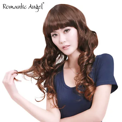 Romantic Angel  Women Wig Natural Long Wave Hair Natural Synthetic Full Wigs • $19.99