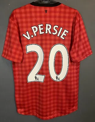 Men's Manchester United 2012/2013 Van Persie Soccer Football Shirt Jersey Size S • $113.99