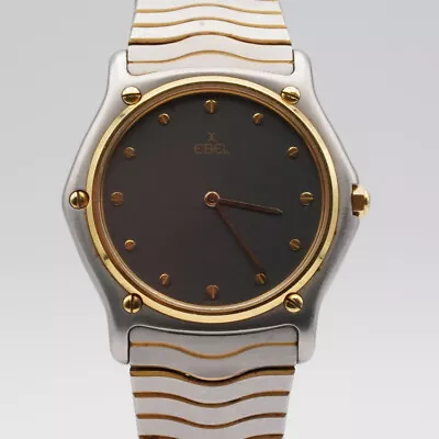 $853.71 • Buy Ebel Sport Classique Men's Watch 1 15/32in Steel/Gold Nice Condition 181903 8