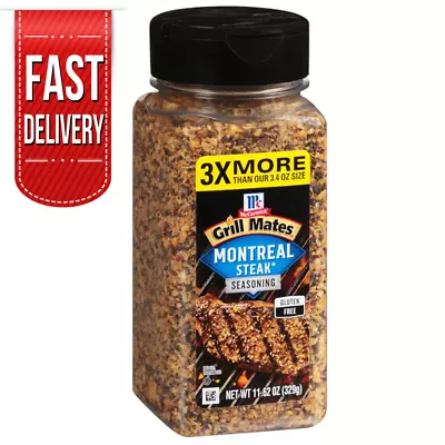 McCormick Grill Mates Montreal Steak Seasoning 11.62 Oz • $9.95