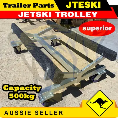 SUPERIOR JETSKI TROLLEY / WORKSHOP STAND 2 Swivel With Brake & 2 Swivel Castors • $350