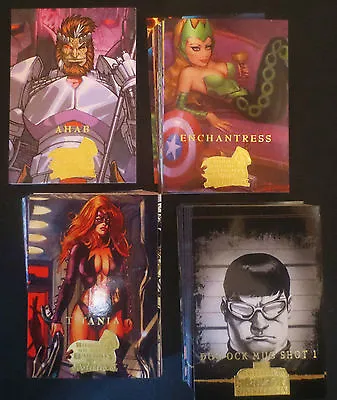 2008 Complete Series 3 Marvel Masterpieces Comic Trading Card Base Set  X Men  • $34.50