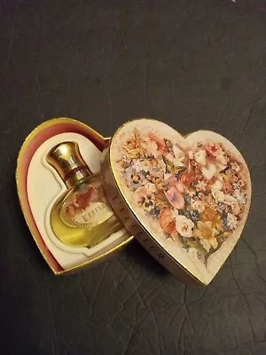 Vintage Coty L'effleur Cologne Spray Fragrance 1.25 Fl Oz  37 ML NEW HEART BOX • $75