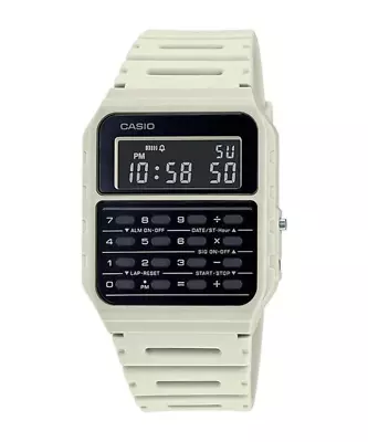 New Casio CA53WF-8B Retro White Calculator Watch • $79.95