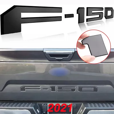 3D Raised Black ABS Tailgate Inserts Letter Decals Emblem Badge For F150 2021-23 • $18.59