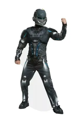 S (4-6) Halo Spartan Locke Boy  Muscle Halloween Light Up Costume • $39.88