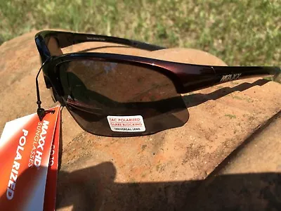 Maxx HD Sunglasses Domain HDP Black Bronze Brown Fishing Polarized Smoke Golf B2 • $19.75