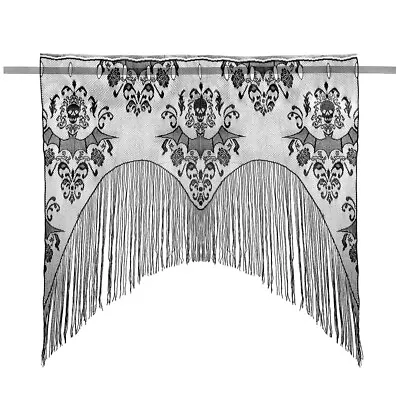  Halloween Party Supply Lace Curtains Fireplace Mantel Scarf • £7.48
