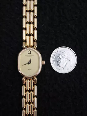 Ladies Watch French Michel Herbelin Gold Chain Swiss 6 Jewel  • $369.95