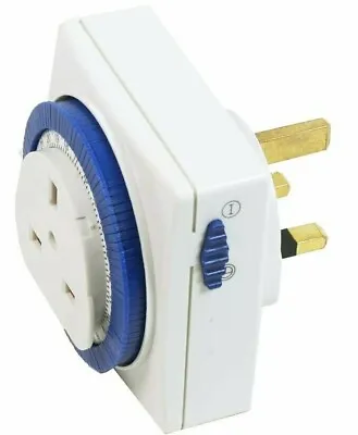 £9.57 • Buy 24 Hour Socket Timer Switch Electrical Relay Mains Plug In Status FREE DELIVERY