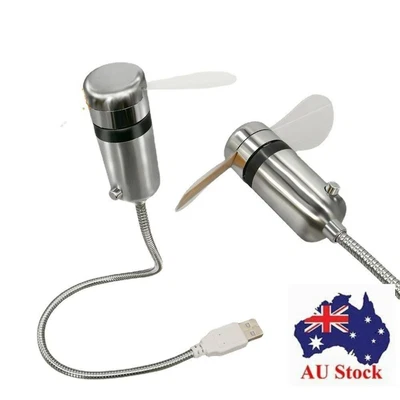 $21.16 • Buy Portable Gadgets Flexible Laptop Mini Fan LED Clock Real Time USB Fan